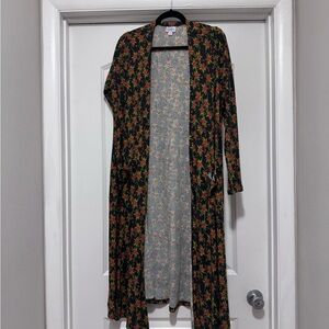Beautiful Floral Long Sarah Style Cardigan